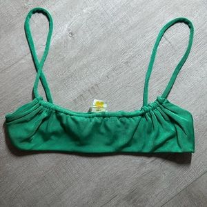 With Jean Green Bikini Top